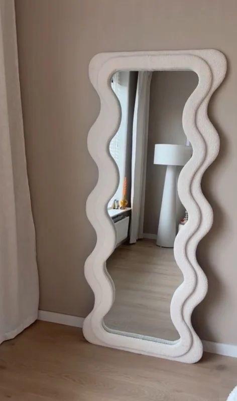 Kwantum Teddy Spiegel - Beschadigd, Huis en Inrichting, Woonaccessoires | Spiegels, Ophalen, Nieuw, 75 tot 100 cm, Overige vormen