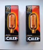 Calex Kooldraadlampen buis gold E27 35 watt, 30 tot 60 watt, Nieuw, Soft of Flame, Gloeilamp
