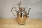 Zilvertinnen koffiepot Tiel Kurz & C   antiek  circa 1910, Antiek en Kunst, Ophalen of Verzenden