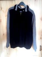 Big Fun heren schipperstrui zwart / grijs / wit, Kleding | Heren, Truien en Vesten, Maat 52/54 (L), Big Fun, Zwart, Ophalen of Verzenden