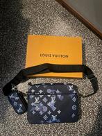 Louis vuittom messenger bag met serienummer, Blauw, Zo goed als nieuw, Leer, Ophalen