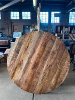 Rond houten tafelblad 150cm outlet, Ophalen, Rond
