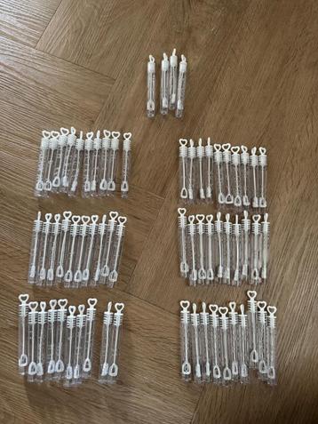 Bruiloft/huwelijks bellenblaasje (met hart) + bellenblaasgun beschikbaar voor biedingen