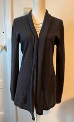 Repeat cashmere,openvallend vest, donkergrijs, Kleding | Dames, Truien en Vesten, Ophalen of Verzenden, Grijs, Gedragen, Maat 38/40 (M)