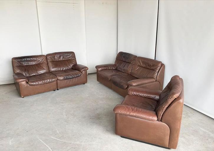 Mid-century sofaset door De Sede, DS-66, Huis en Inrichting, Banken | Complete zithoeken, Zo goed als nieuw, Ophalen of Verzenden