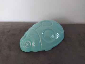 Vintage puddingvorm lieveheersbeestje mintgroen  beschikbaar voor biedingen