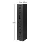 Welkom bord voor in tuin/oprit, Ophalen, Nieuw
