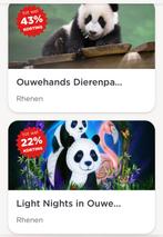 Plus korting zegels voor dierentuinen, Eén persoon, Kortingskaart