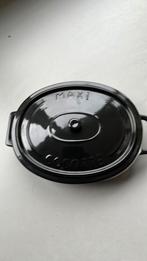 Zwarte Maxi Cocotte ovenschaal . Nieuw, Huis en Inrichting, Keuken | Potten en Pannen, Ophalen of Verzenden, Zo goed als nieuw