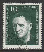 DDR 1957 593 Brecht 10p, Gest, Ophalen of Verzenden, DDR, Gestempeld
