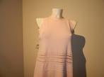 Ted Baker roze jurk stretch breisel open werkje golvend arm3, Maat 38/40 (M), Verzenden, Zo goed als nieuw, Knielengte