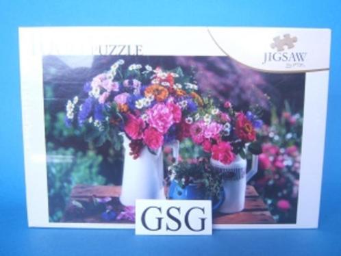 Tafel met bloemen 1000 st nr. 33-11000-21 (PTZ) Nieuw, Hobby en Vrije tijd, Denksport en Puzzels, Nieuw, Legpuzzel, 500 t/m 1500 stukjes