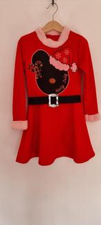 Kerst jurk Mickey mouse maat 122 128, Ophalen of Verzenden, Zo goed als nieuw, Meisje, Jurk of Rok