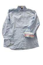 Olymp blouse overhemd body fit blauw gekleurde omslag 40, Blauw, Zo goed als nieuw, Schipluidenlaan 20 5035KJ Tilburg, Merkfreak