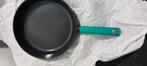 2 x koekenpan 24 ,26 cm. Geschikt voor inductie, Ophalen, Zo goed als nieuw, Rvs, Keramische plaat