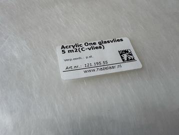 Acrylic One glasvlies 10 m2 - Nieuw beschikbaar voor biedingen