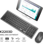 Delux K2203D Draadloos 2,4ghz + Bluetooth Toetsenbord, Computers en Software, Toetsenborden, Theodoor Colenbranderhof 9, 3059LC Rotterdam, Nederland