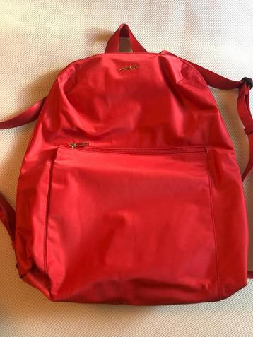 designer rugtas rugzak TUMI rood chic backpack als nieuw beschikbaar voor biedingen