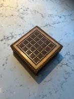 Vintage Sierraden doosje van hout, Ophalen of Verzenden