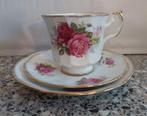 Vintage Kop schotel Elizabethan Rozen rood roze met oor, Overige typen, Ophalen of Verzenden, Zo goed als nieuw, Overige stijlen
