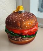 Unieke glazen kerstbal hamburger – De Beren, Ophalen of Verzenden, Nieuw