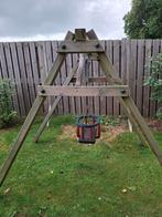 Schommel hout 1 zits Wickey Smart One, Kinderen en Baby's, Speelgoed | Buiten | Speeltoestellen, Ophalen, Zo goed als nieuw, Schommel