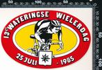 Sticker: Wateringse Wielerdag 1985 - 13e, Ophalen of Verzenden, Zo goed als nieuw, Sport