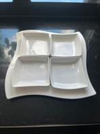Serveerbord met schaaltjes Villeroy en Boch, Ophalen of Verzenden, Effen, Porselein, Schaal of Schalen