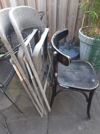 2 ikea klapstoelen, Ophalen of Verzenden, Gebruikt, Grijs, Metaal