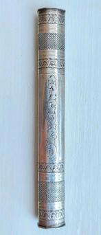 Antiek zilveren naalden koker / naaigerei gereedschap, Ophalen of Verzenden, Zilver