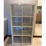 Kallax vakkenkast hoogglans wit, Huis en Inrichting, Kasten | Boekenkasten, Ophalen, Gebruikt, 25 tot 50 cm, Ikea