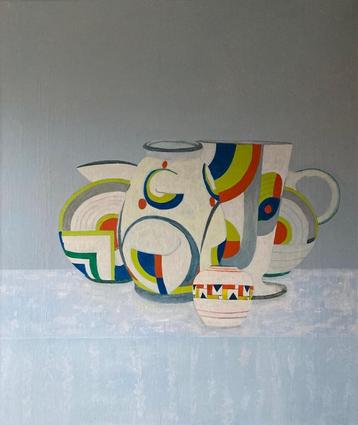 Schilderij Potterie Kennemerland Velser aardewerk Velsen beschikbaar voor biedingen