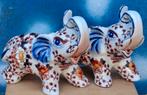 IMARI porselein. JAPAN. Olifantenpaar. Handpainted. 11 cm, Ophalen