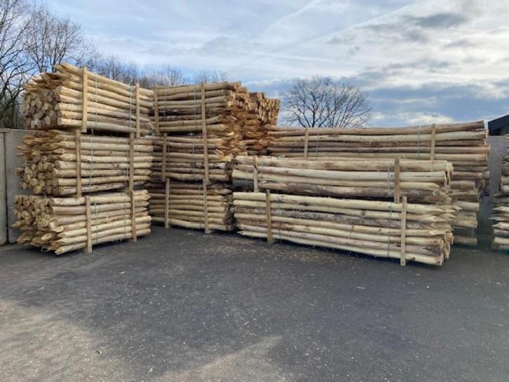 robinia palen kastanje palen kastanje schapenhek hekwerk, Tuin en Terras, Tuinhekken en Hekwerk, Nieuw, Tuinhek, Hout, Ophalen of Verzenden