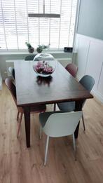 Leuke eetkamerstoelen (6 stuks), Huis en Inrichting, Stoelen, Ophalen, Gebruikt, Overige kleuren, Metaal