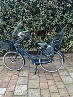 Cortina mamafiets incl. Kinderzitjes en krat, Fietsen en Brommers, Fietsen | Dames | Moederfietsen, Ophalen, 2 zitjes, Gebruikt