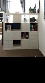 IKEA Vakkenkast 4x4 Hoogglans Wit, Huis en Inrichting, Kasten | Boekenkasten, 150 tot 200 cm, Ophalen of Verzenden, Zo goed als nieuw
