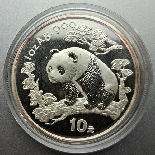 China, Panda 1997 - 1 Oz. puur zilver, Postzegels en Munten, Munten | Azië, Losse munt, Oost-Azië, Zilver, Ophalen of Verzenden