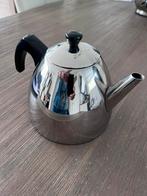 Dubbelwandige theepot, Huis en Inrichting, Keuken | Potten en Pannen, Ophalen, Gebruikt, Rvs