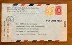 CURAÇAO NED ANTILLEN 1942 BRIEF COVER m 2x CENSUUR n USA/B34, Postzegels en Munten, Brieven en Enveloppen | Buitenland, Ophalen of Verzenden