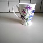 prachtige  mok orchideeën angela faulkner, Ophalen of Verzenden, Zo goed als nieuw, Overige stijlen, Kop(pen) en/of Schotel(s)