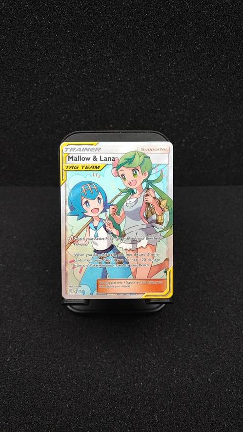 Mellow & Lana 231/236 tag team, Hobby en Vrije tijd, Verzamelkaartspellen | Pokémon, Zo goed als nieuw, Losse kaart, Ophalen of Verzenden