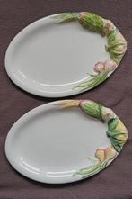 Asperge/groenteschalen/borden. Siro. Made in Italy., Ophalen of Verzenden, Gebruikt, Overige stijlen, Bord(en)
