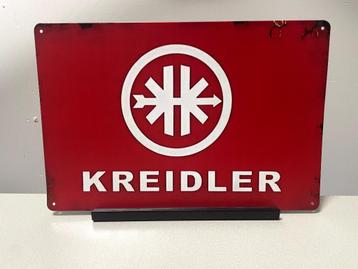 KREIDLER metalen reclamebord (Old Look) beschikbaar voor biedingen
