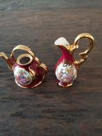 Miniatuur Limoges Alabastros Theepot en Melkkan, Ophalen of Verzenden