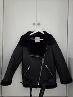 Zara winterjas, Ophalen, Zo goed als nieuw, Maat 36 (S), Zwart