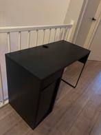 Zwart ikea Micke bureau, Huis en Inrichting, Bureaus, Ophalen, Zo goed als nieuw, Bureau