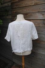 Blouse creme/ zwart Kekoo mt 3 (48/50) vaste prijs, Beige, Maat 46/48 (XL) of groter, Ophalen of Verzenden, Zo goed als nieuw