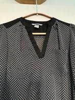 Ruit top H&M maat 36, Kleding | Dames, Tops, H&M, Zwart, Ophalen of Verzenden, Zo goed als nieuw