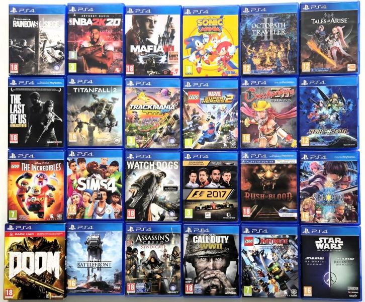 Ruime voorraad Playstation 4 games, Spelcomputers en Games, Games | Sony PlayStation 4, Zo goed als nieuw, 1 speler, Vanaf 18 jaar